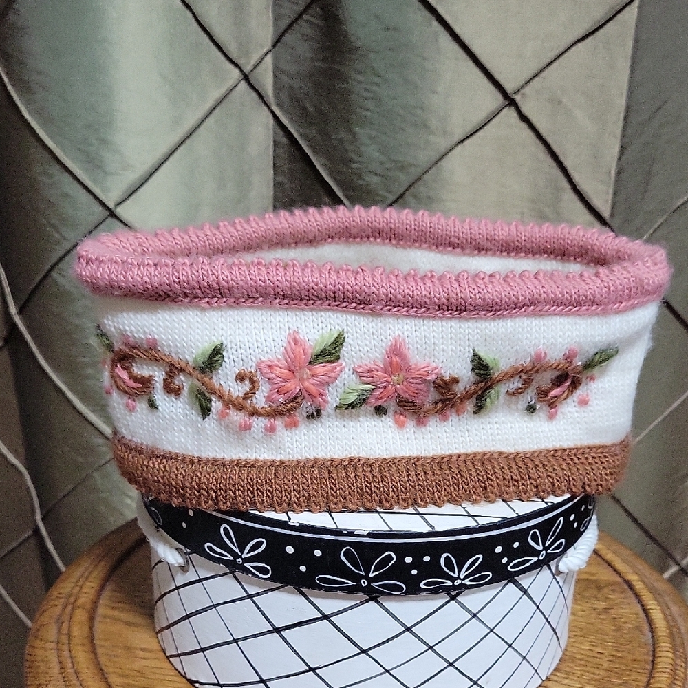 EUC- Vintage Wool Blend Nordic Winter Headband